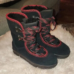 UGG Black and Red Shoes